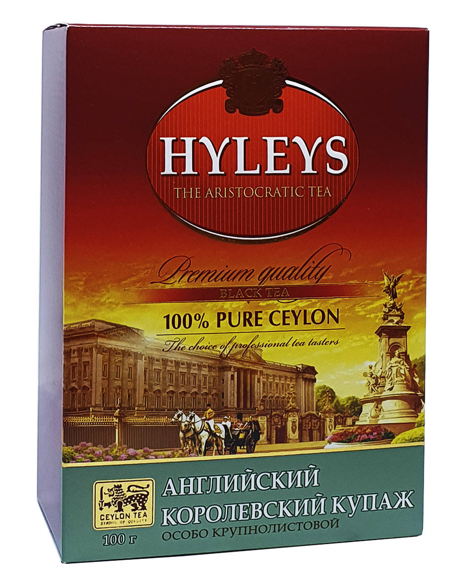 

Чай чорний з цедрою цитрусових і бергамотом Hyleys Королівський купаж 100г (651)