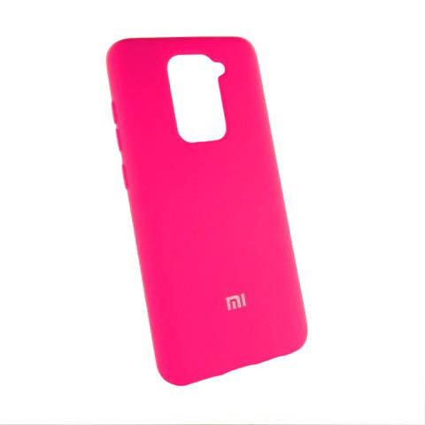

Xiaomi Redmi Note 9 силиконовый чехол Colorful hot pink, Розовый