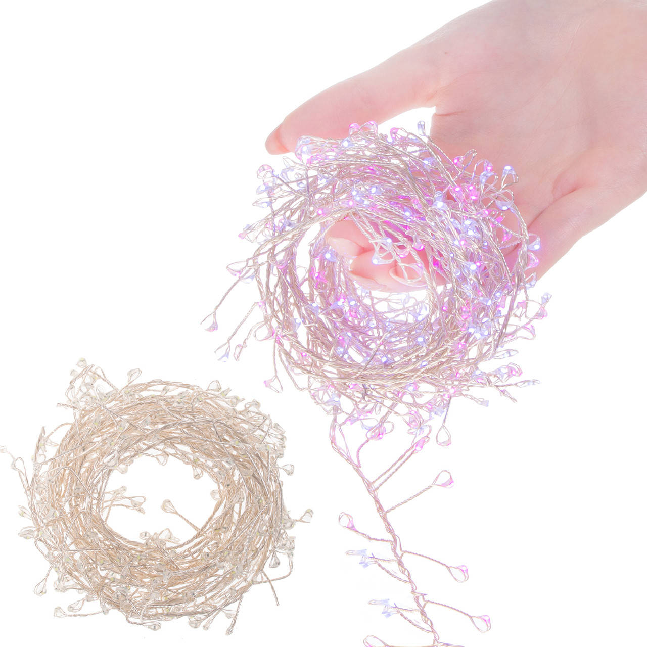 

Гирлянда Springos 3 м 300 LED CL0091 Cold White/Pink alli ОРИГИНАЛ