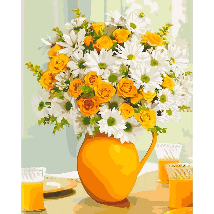 

Картина по номерам "Солнечный букет", 40х50 см, 4*