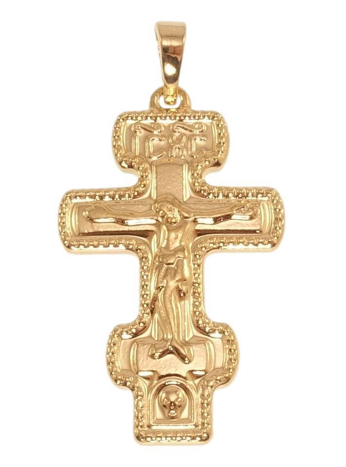 

Кулон Xuping Позолота 18K "Православный Крест с Распятием"