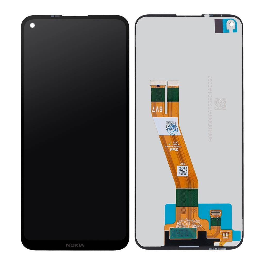 

Дисплей Nokia 3.4 TA-1283, 5.4, с тачскрином, Original, Black, Черный