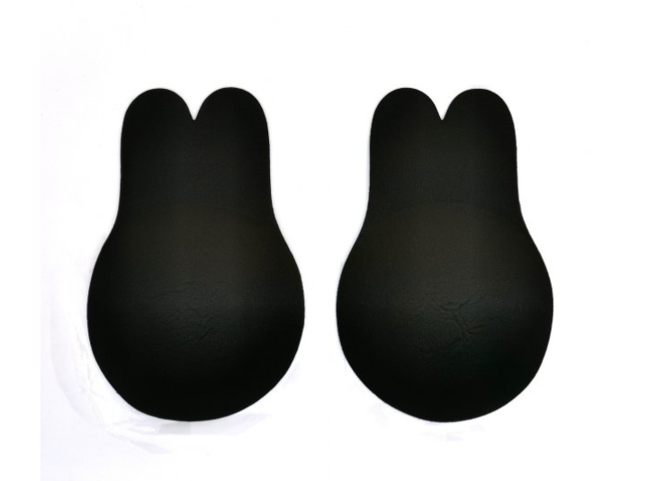 

Наклейки с ушками для подтяжки груди Invisible Push up, черный (KG-3149)
