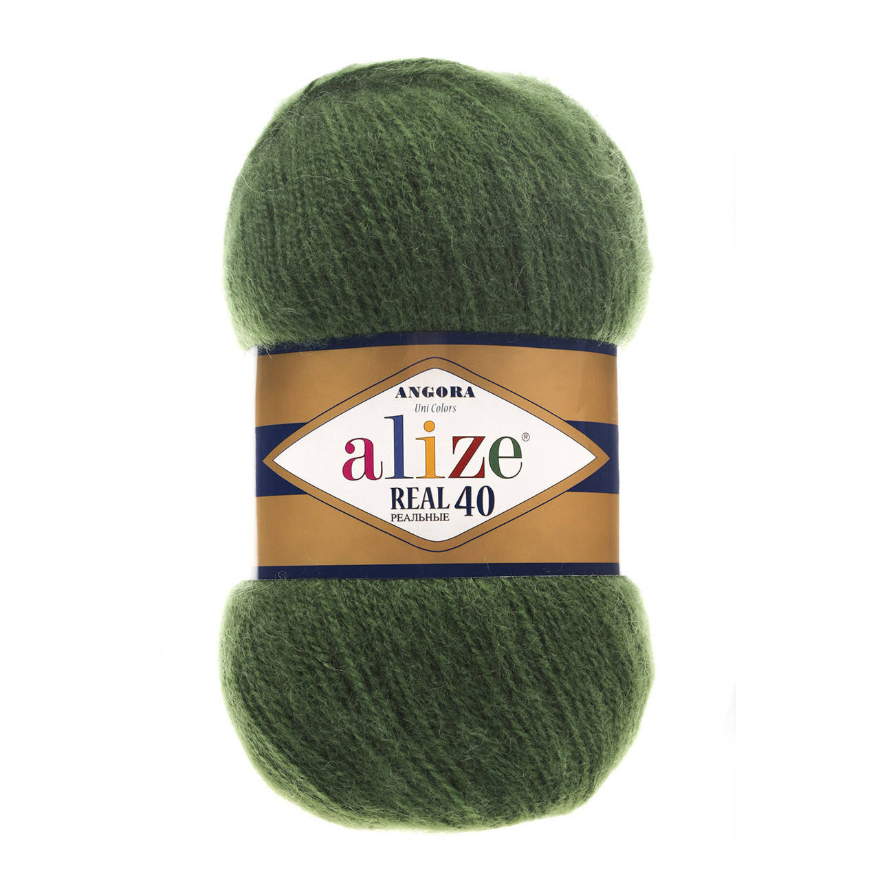 

Alize ANGORA REAL 40 темно-зеленый №563