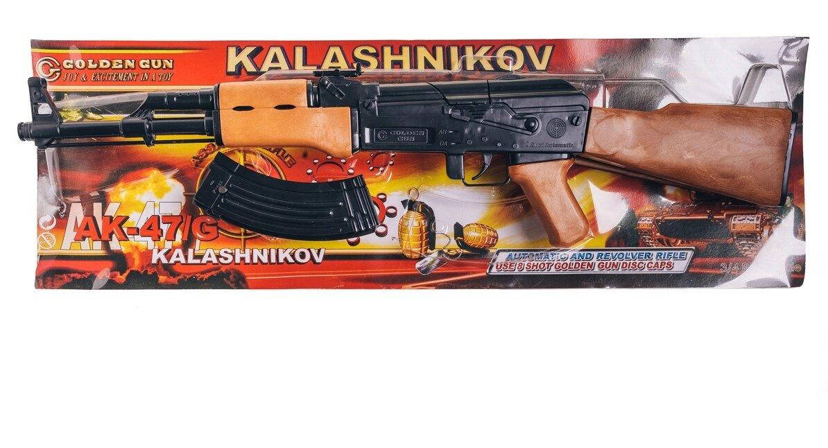 

Детский автомат АК47 на пистонах 246