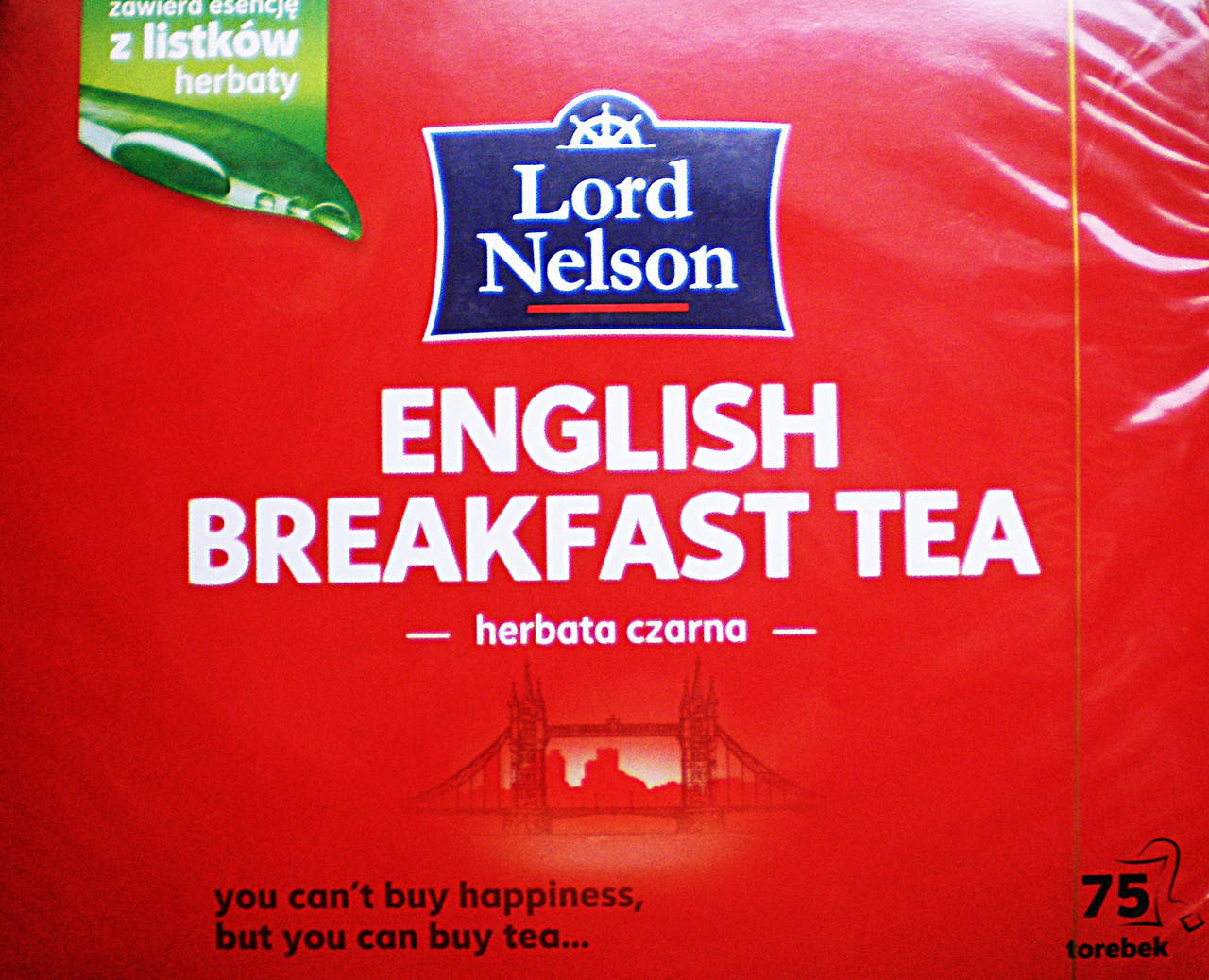 

Чай Lord Nelson English Breakfast Tea 75 пакетов