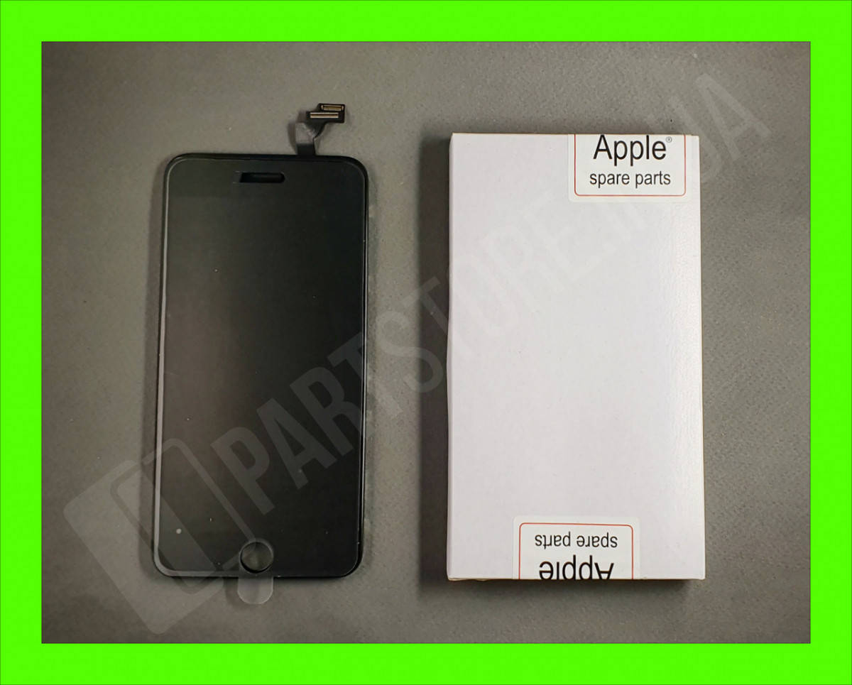 

Дисплей iPhone 6 Plus (5.5") Black Original 100% с рамкой (восстановленное стекло), Черный