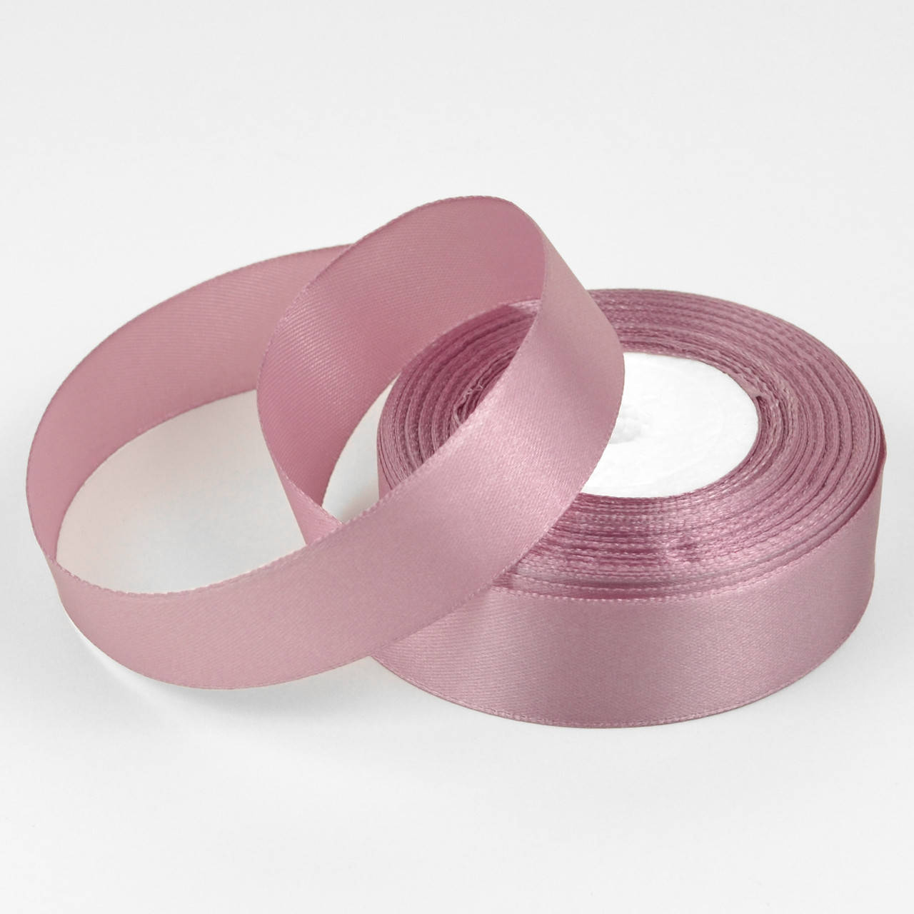 

Атласная лента Пудровая 2.5 см - рулон, Сиреневый