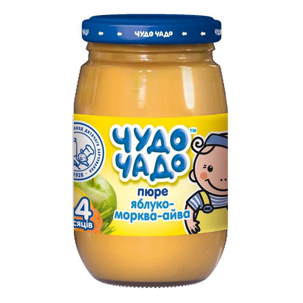 

Пюре Чудо-чадо , 170 г (Стекло) Яблуко морква айва