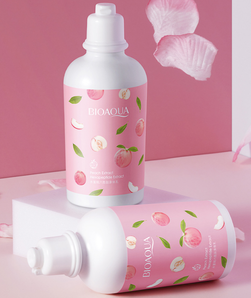 

Молочко для тела BIOAQUA с экстрактом персика и центеллы азиатской Кладовка