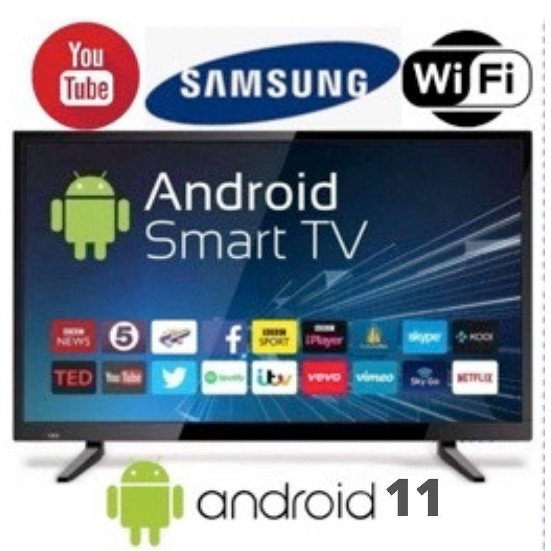 

Телевізор зі смарт 4к Wi-Fi Samsung Smart Android 11 Tv Телевизор Смарт Самсунг Гарания 2 года