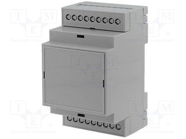 

D3MG Корпус: на DIN-рейку; Х:53,3мм; Y:90,2мм; Z:57,6мм; ABS; серый