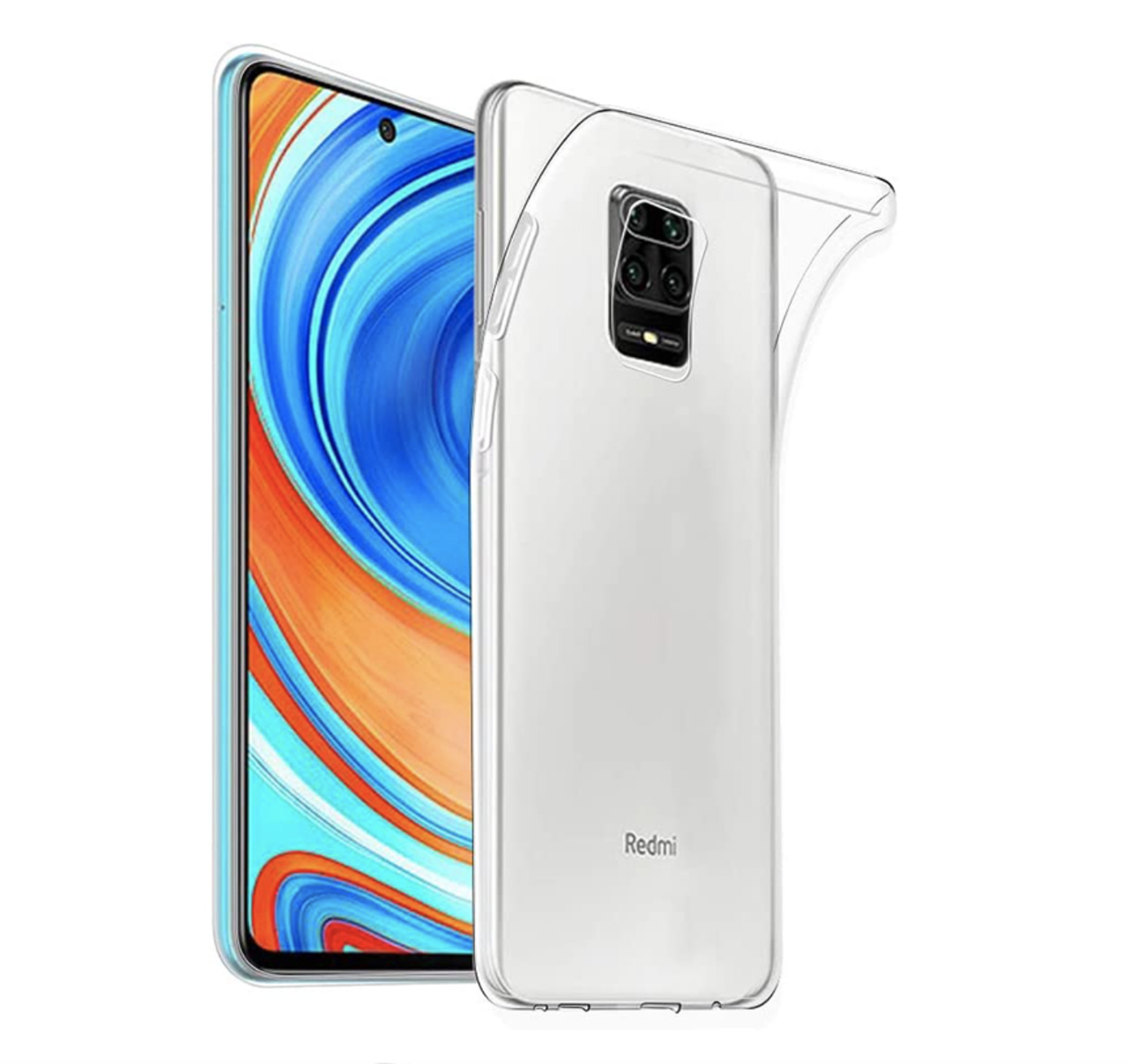

Ультратонкий чехол прозрачный на Xiaomi Redmi Note 9, Разные цвета