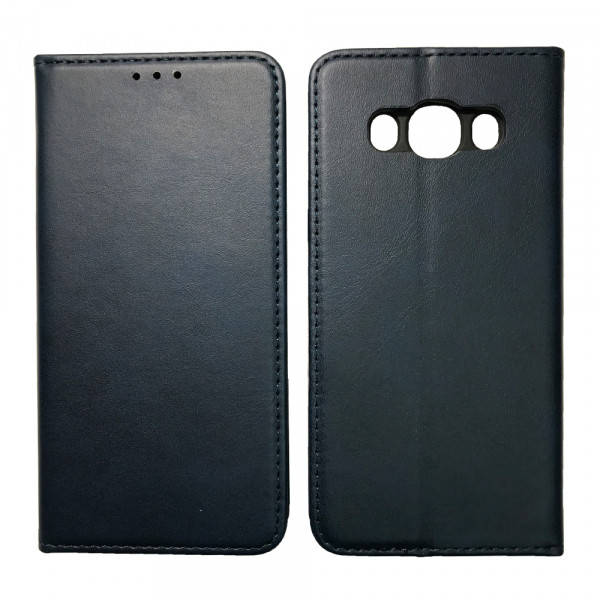 

Чехол книжка для Samsung J510 темно синий \ Чехол книжка для Самсунг J5 2016 (магнитная есть отдел для карты)