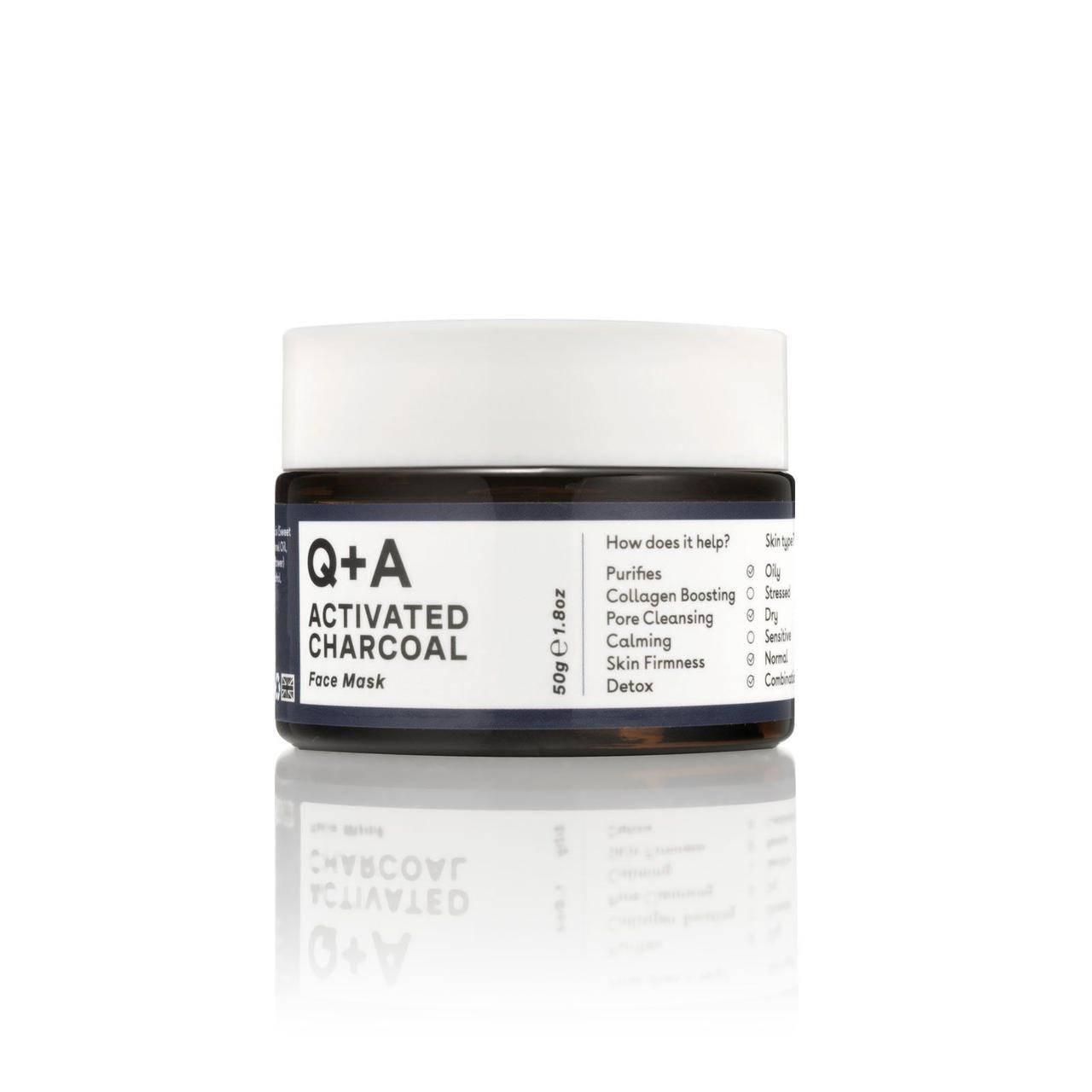 

Маска для лица Детокс с активированным углем Q+A Activated Charcoal Face Mask 50 г