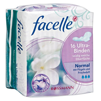 

Facelle Ultra Binden - Женские прокладки с крылышками три капли