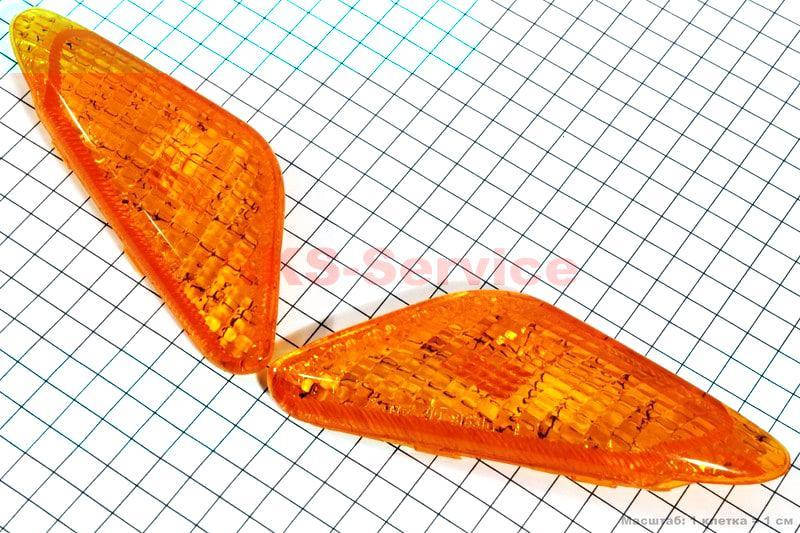 

Yamaha JOG ARTISTIC "стекло"- поворотов передних к-кт 2шт, желтые (329082)