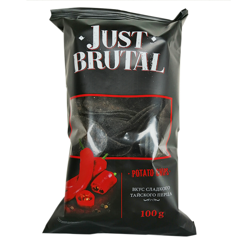 

Чипсы Картофельные Just Brutal со вкусом сладкого тайского перца 100 г