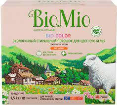 

BioMio Bio Стиральный порошок для цветного белья с экстрактом хлопка 1500г