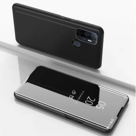 

Чехол Mirror для Oppo A53 книжка Зеркальная черный