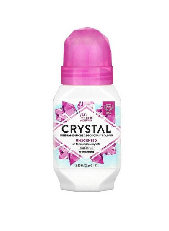 

Crystal Body Deodorant, Минеральный шариковый дезодорант Кристал,без запаха, 66 мл