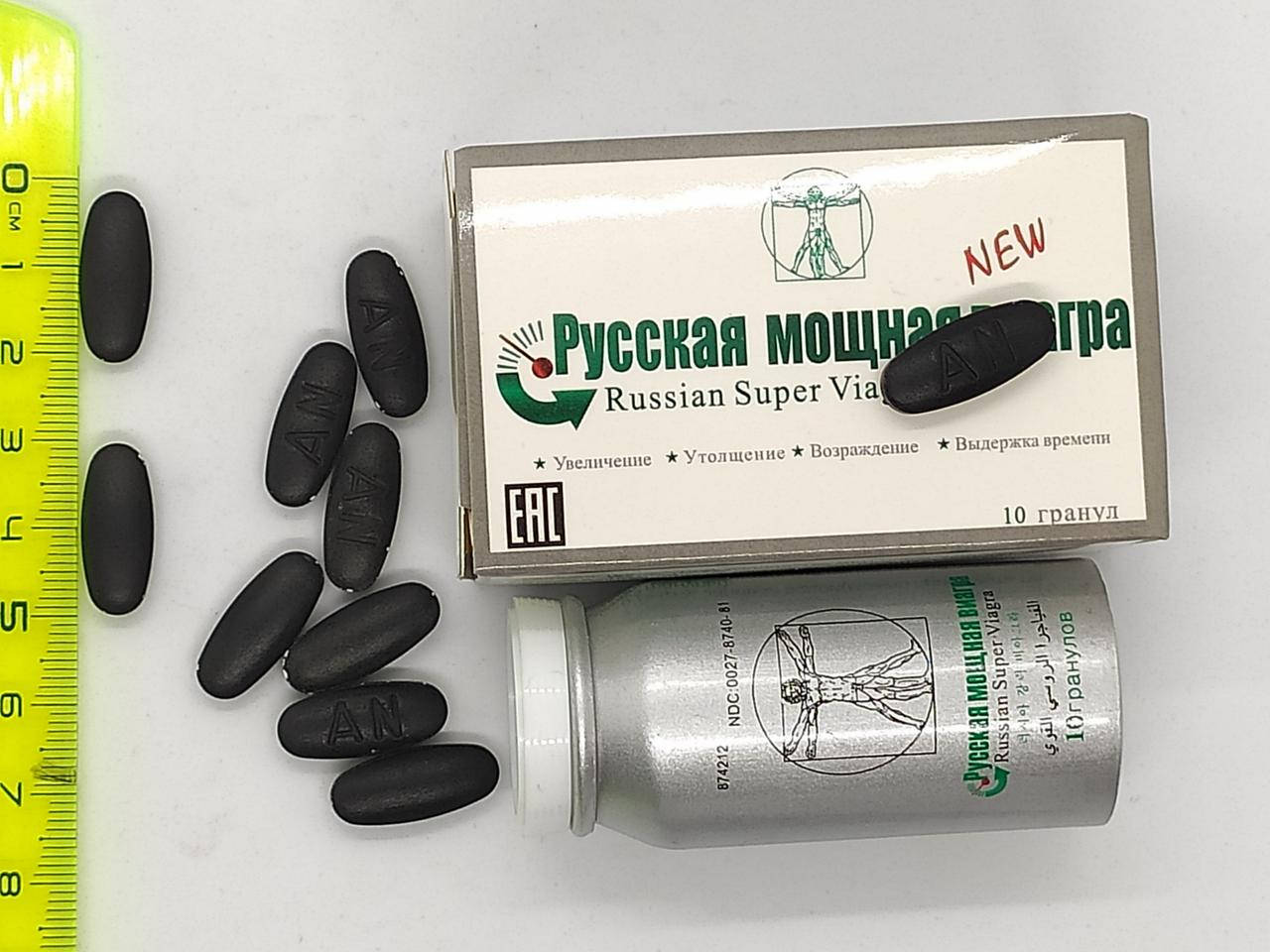 

Таблетки для потенции Русская мощная 10шт