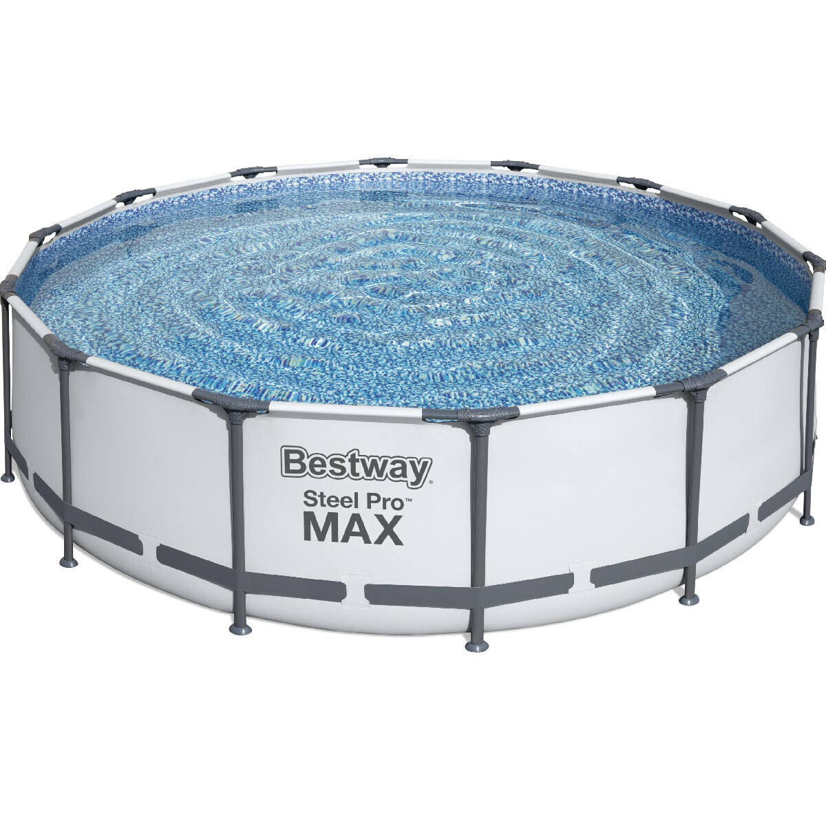 

Каркасный бассейн Bestway 56438, 457 x 122 см (3 028 л/ч, лестница, тент)