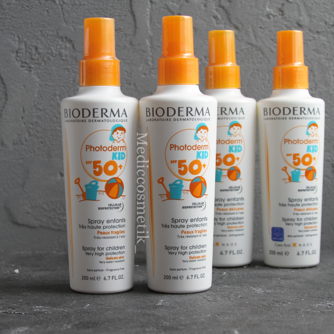 

Детский солнцезащитный спрей для тела Bioderma Photoderm Kid SPF 50 Sun Body Spray Франция