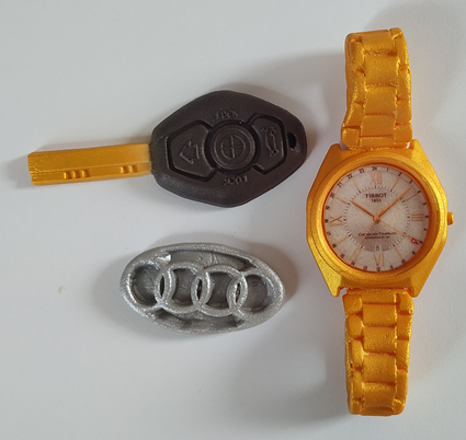 

Набір "Годинник, ключ і знак" золотий