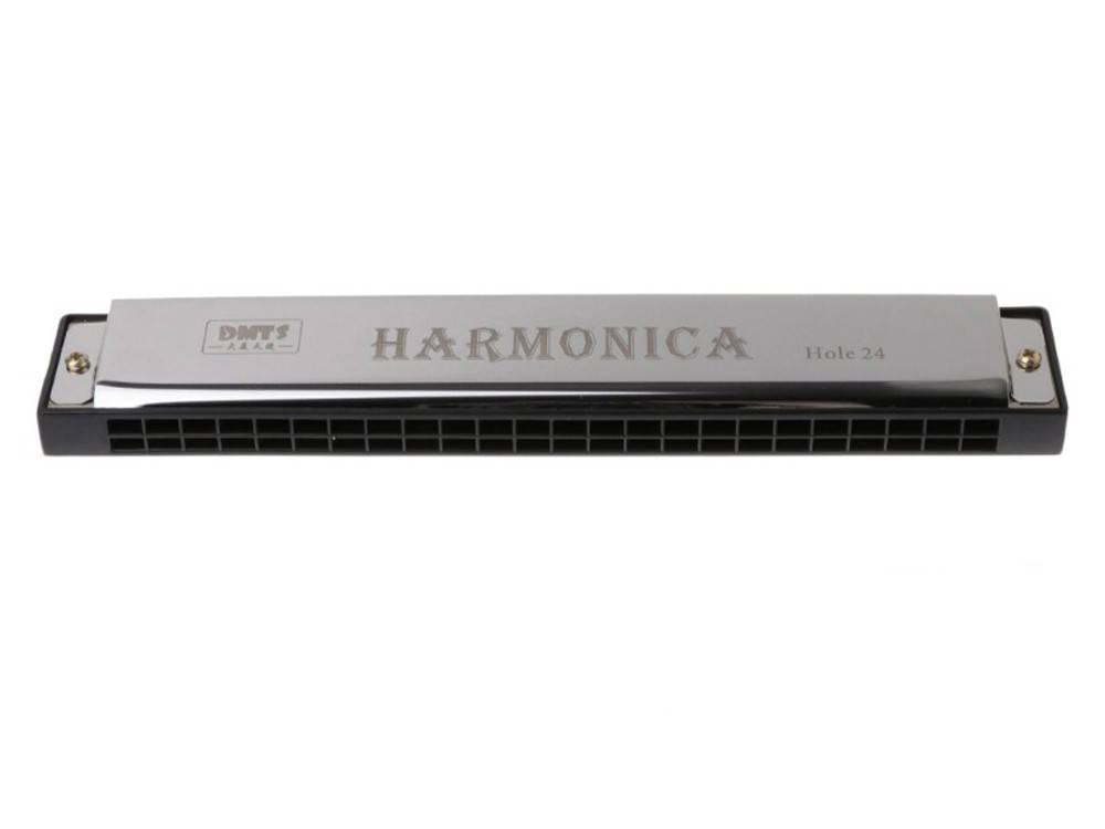 

Губная гармошка Harmonica металлическая Серебряный