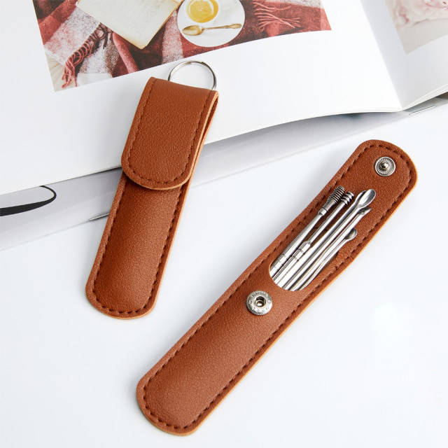 

Инструмент для чистки ушей Lanbena Brown 6 шт, Серебристый