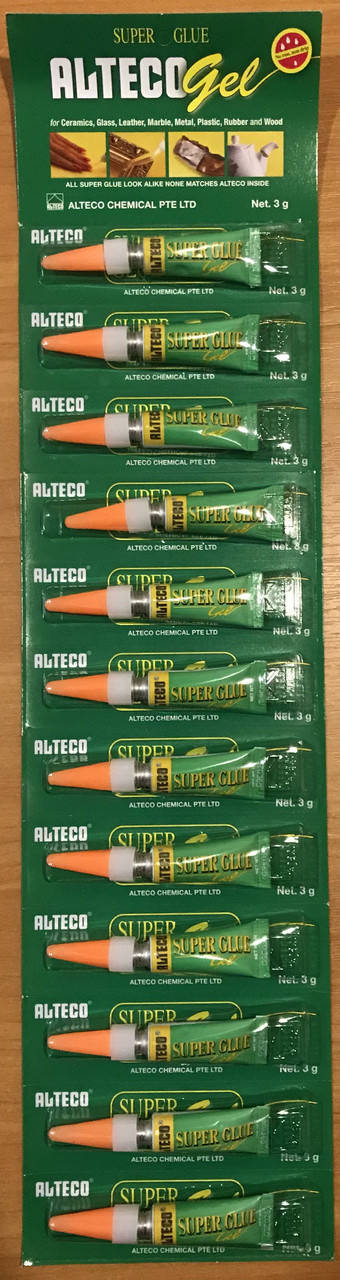 

Alteco-Gel Супер клей-гель 3гр (12шт блистер)