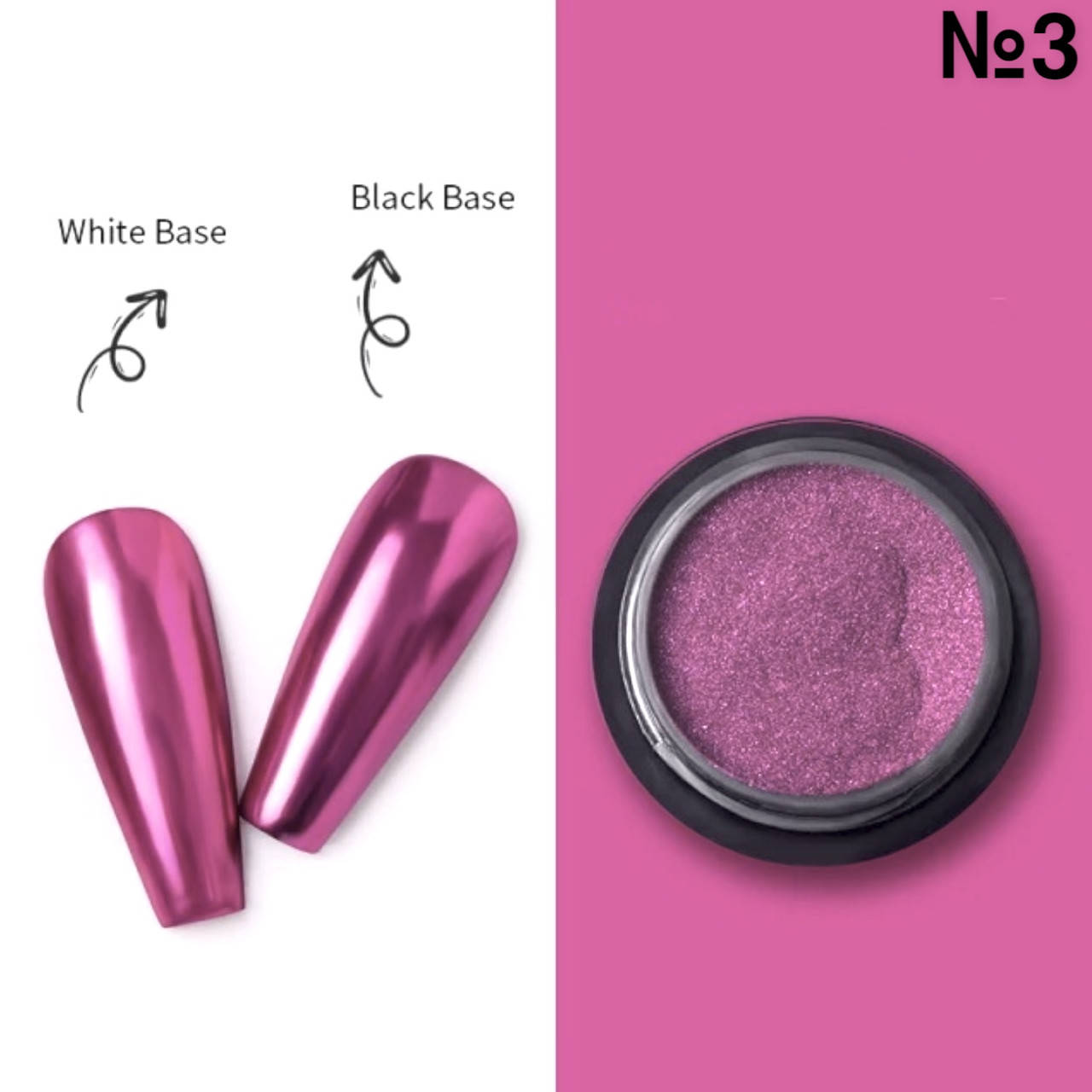 

Зеркальная втирка Thousand foot foil №3