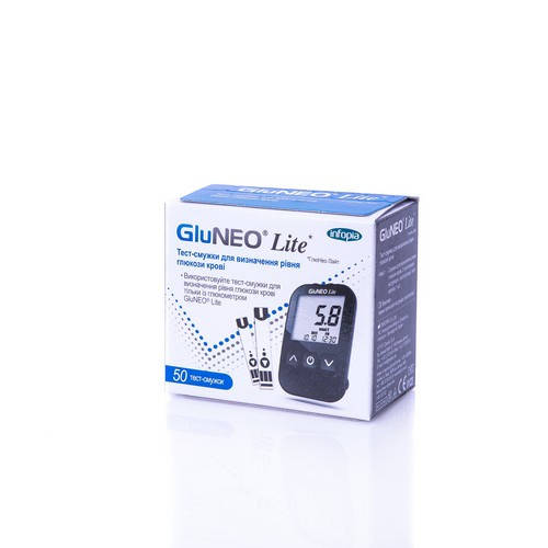 

Тест-полоски GluNeo Lite (ГлюНео Лайт), 50 шт.