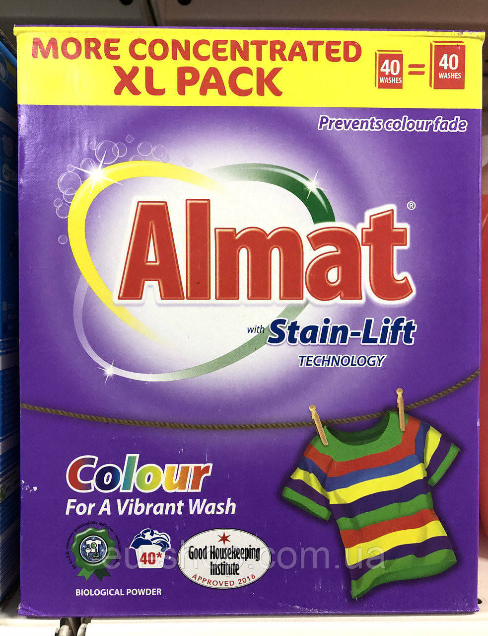 

Стиральный порошок для цветного белья Almat Color (40 стирок), 2,6 кг