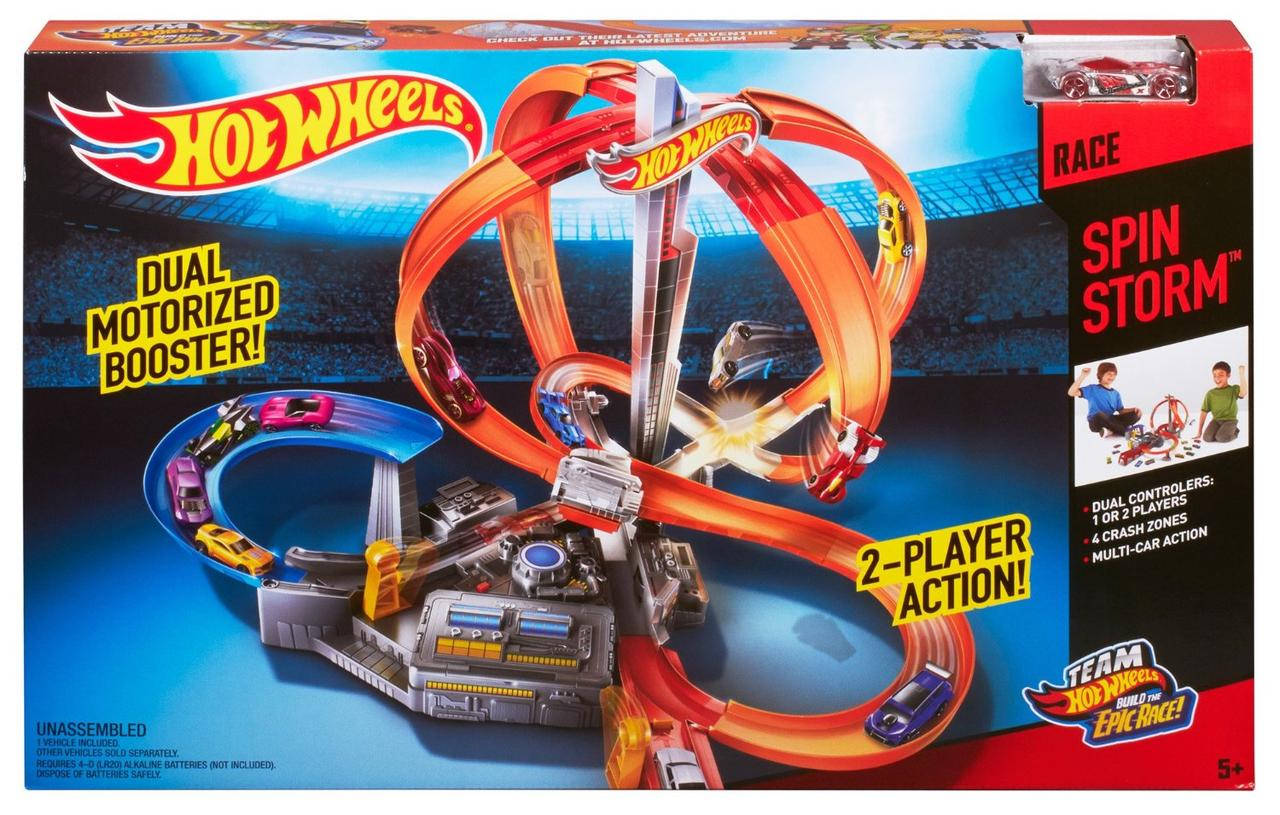 

Hot Wheels Spin Storm Трек Хот вилс головокружительные виражи шторм