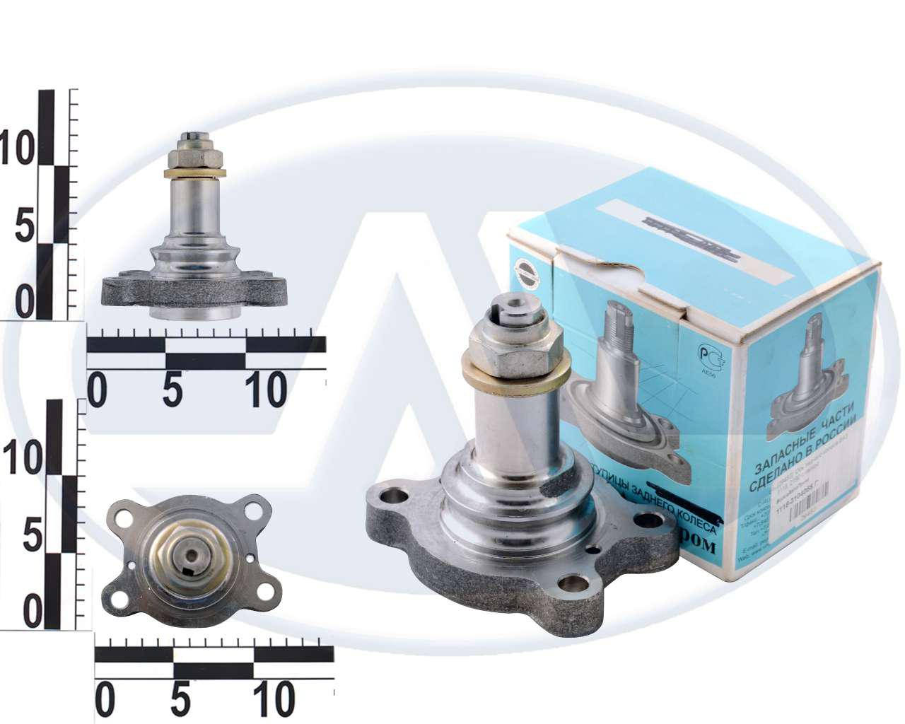 

Ось ступицы заднего колеса ВАЗ 1118, 2190, с гайкой