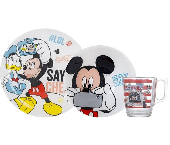 

Набор детской посуды Luminarc Disney MICKEY COLORS (Микки Маус) N5278