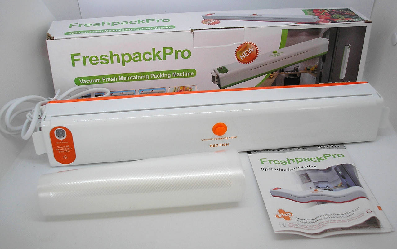 

Вакууматор + 10 пакетов в подарок вакуумный упаковщик для продуктов и еды Freshpack Pro