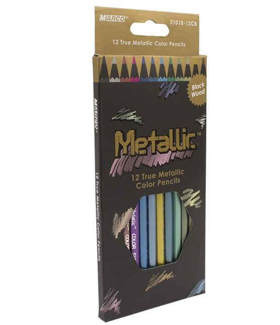 

Карандаши цветные Marco Metallic 12 цветов