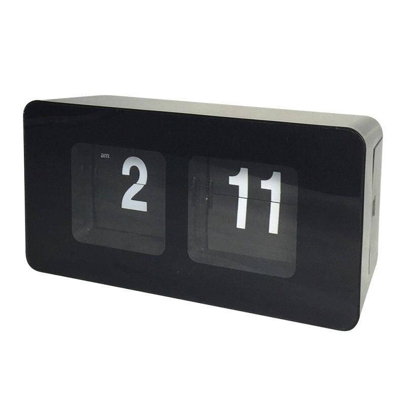 

Часы перекидные Flip Clock Vintage Черные