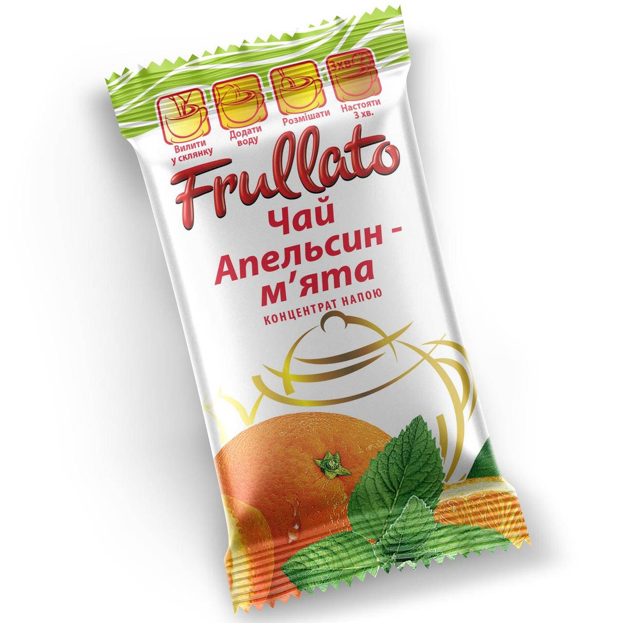 

Чай Frullato натуральный концентрированный живой Апельсин-мята, 1 шт 40 г