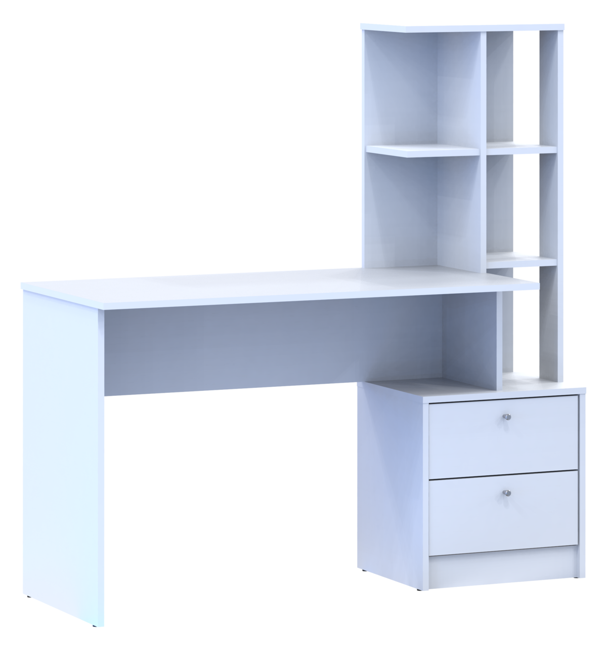 Офісний стіл Doros Т7 Білий 136х55х138 (81373482) 3