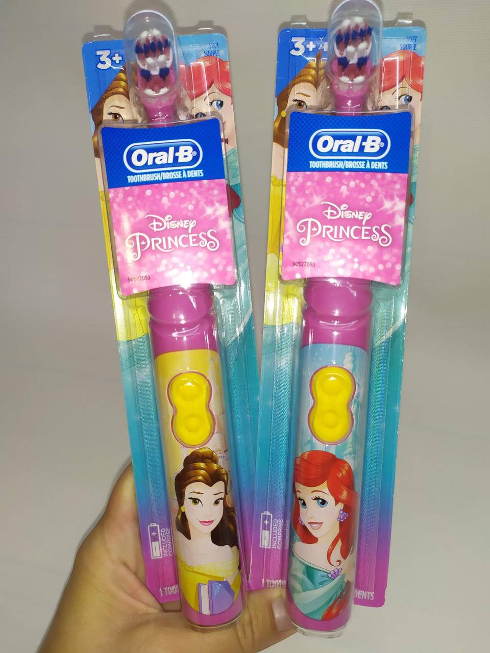 

Дитяча зубна щітка Oral-b на батарейках, м'яка щетина, Принцеса Дісней