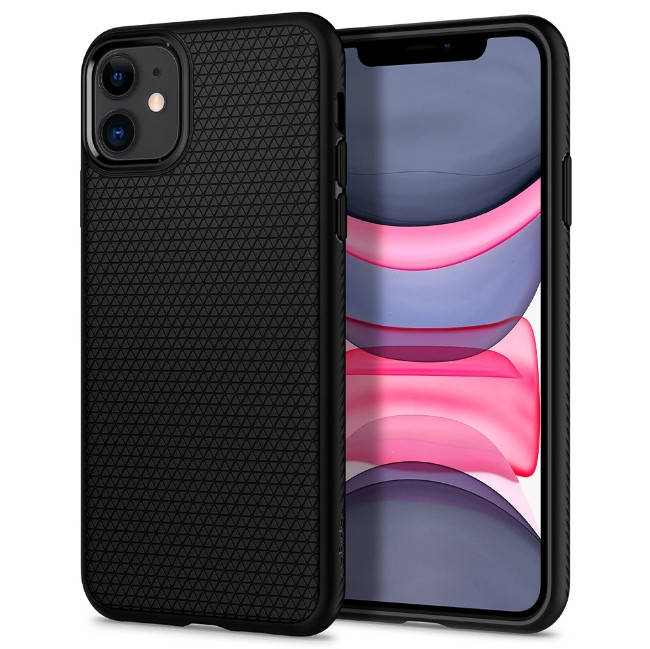 

Чехол Spigen для iPhone 11 - Liquid Air, Matte Black (076CS27184)