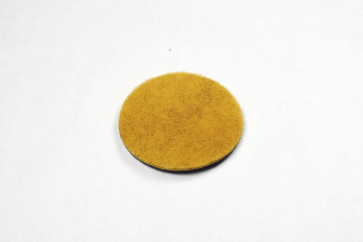 

Круг на липучці (скотч - брайт) 125мм Р1000 жовтий