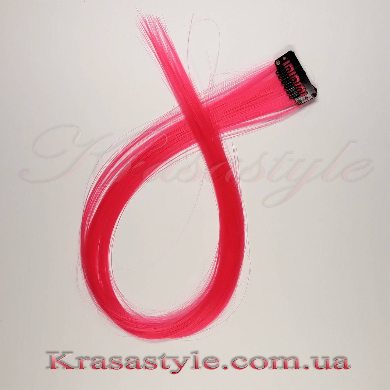 

Цветные пряди на заколках.