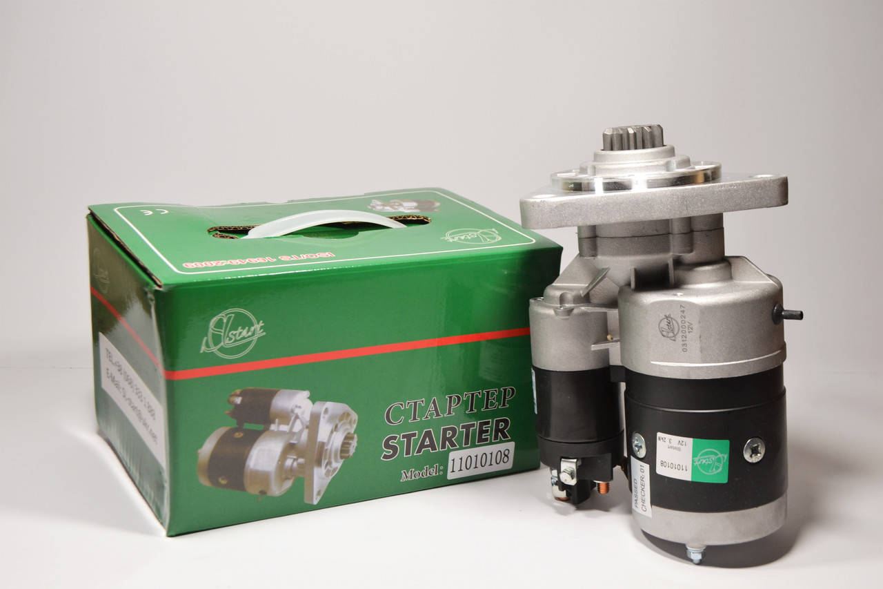 

Стартер редукторный 12V, 3.2КВт Словакия Slovak, (МТЗ, ЮМЗ, Т-16,Т-25, Т-40)