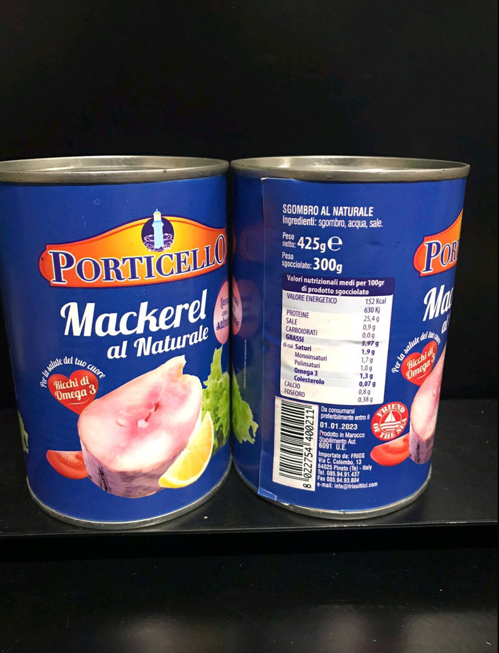 

Макрель в собственном соку