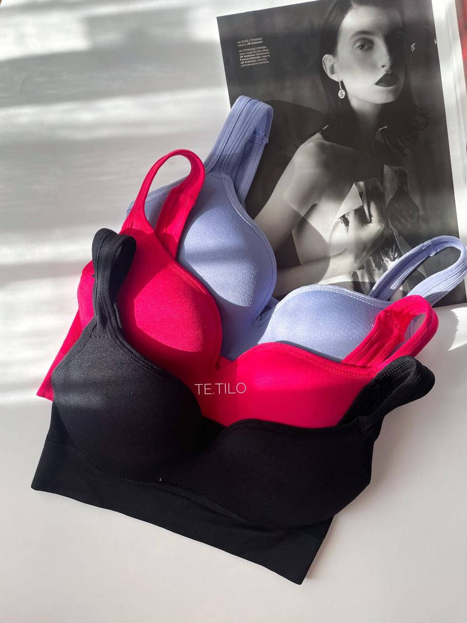 

Бюстгальтер-топ 3D Малиновый, Разные цвета